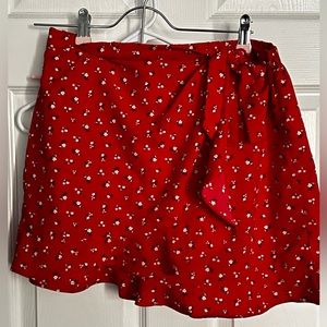 Red Skort